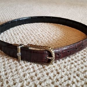 Brighton Reversible Leather Belt - Black and Brown